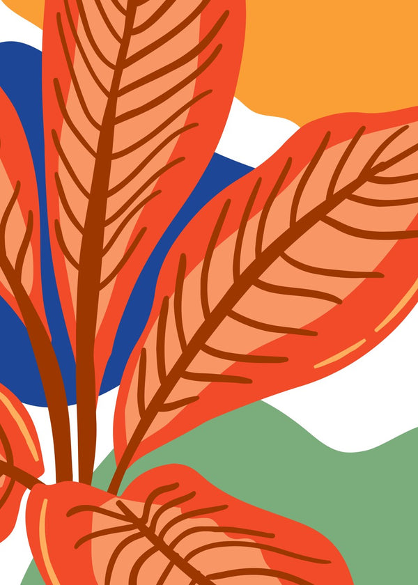 Warm Botanical Leaves