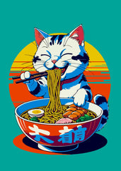 Japanese cat ramen