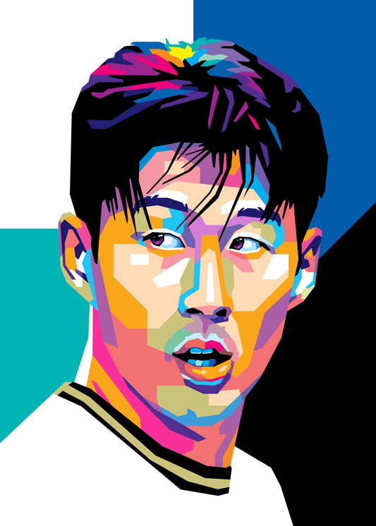 Son Heung-min in WPAP Style