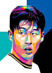 Son Heung-min in WPAP Style