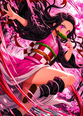 Nezuko Kamado's Power Glow, Demon Slayer Kimetsu No Yaiba