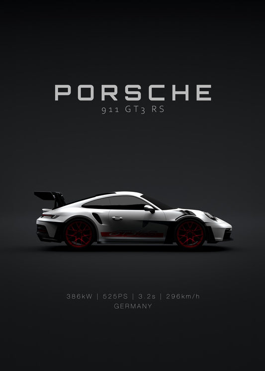 Porsche 911 GT3 RS 2022 White