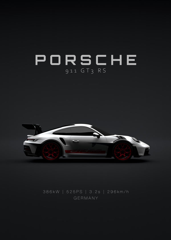 Porsche 911 GT3 RS 2022 White