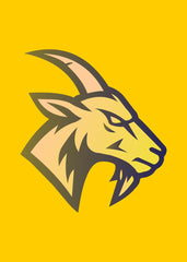 Fierce Goat Head Logo