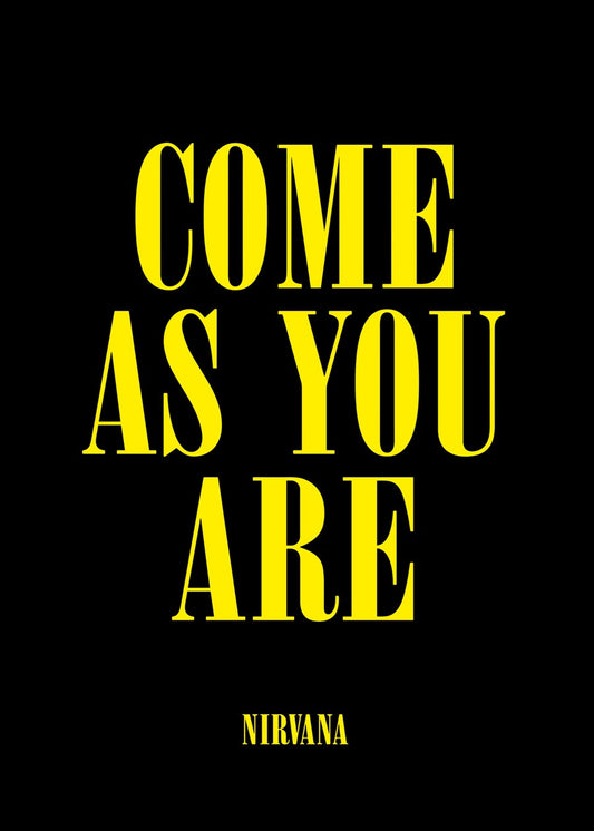 Nirvana Come As You Are Lyrics