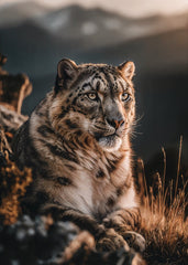 Snow Leopard Serenity