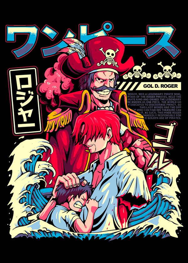 Gol D Roger and Shanks Luffy