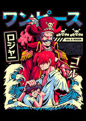 Gol D Roger and Shanks Luffy