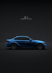BMW M2 Competition 2019 Blue