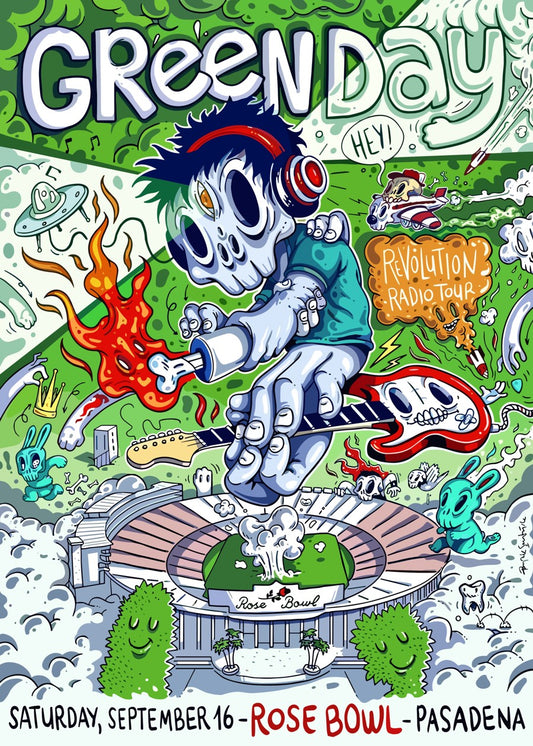 Green Day Rose Bowl