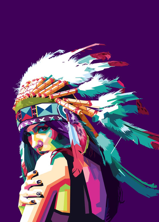 Indiana woman WPAP Popart