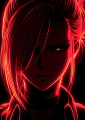 Annie Leonhart Neon Portrait, Attack on titan
