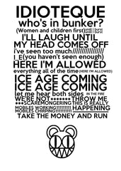 Idioteque Lyrics Art Radiohead