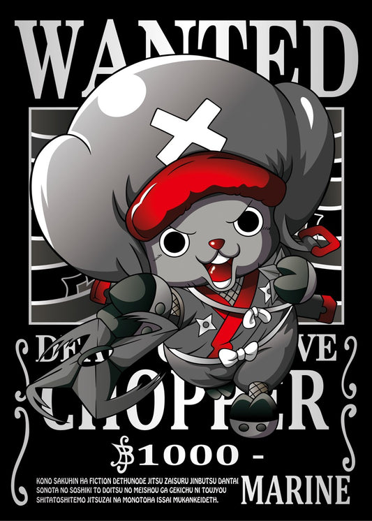 One Piece Chopper Wanted Poster