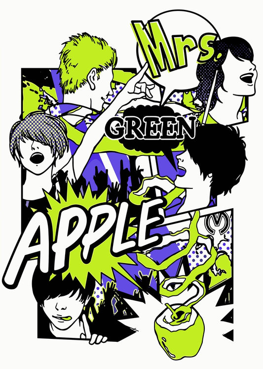 Mrs. Green Apple Pop Art