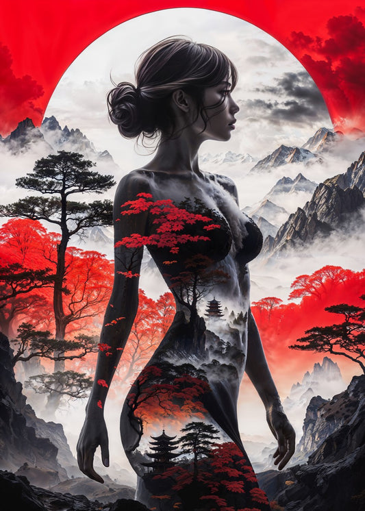 Japanese Style Nature Woman