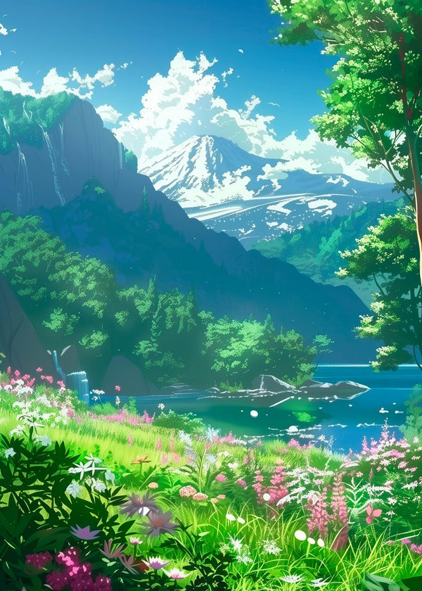 Mountain Majesty Floral Dreams