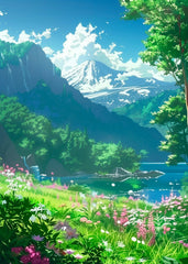 Mountain Majesty Floral Dreams