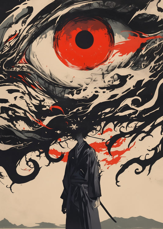 Samurai with Giant Eye 