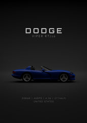 2001 Dodge Viper RT-10 Blue