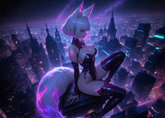 Neon Night Guardian