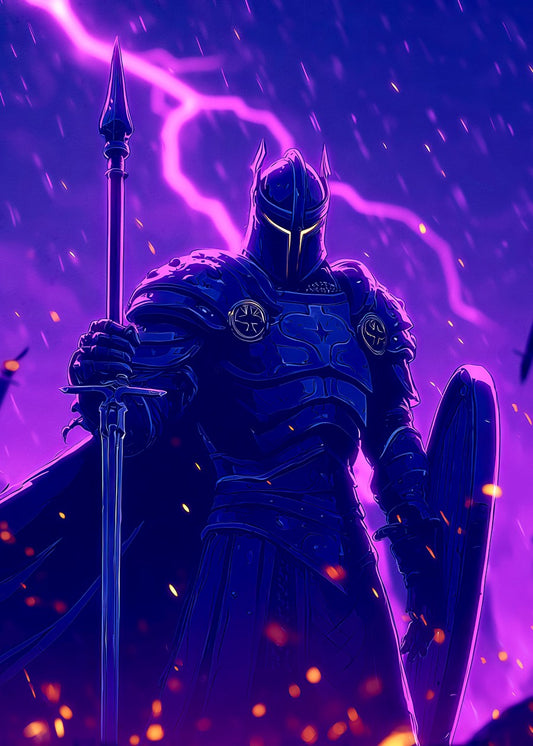 Fantasy Purple Knight