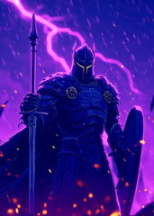 Fantasy Purple Knight