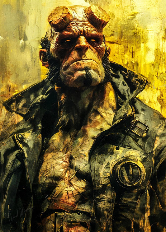 Hellboy portrait