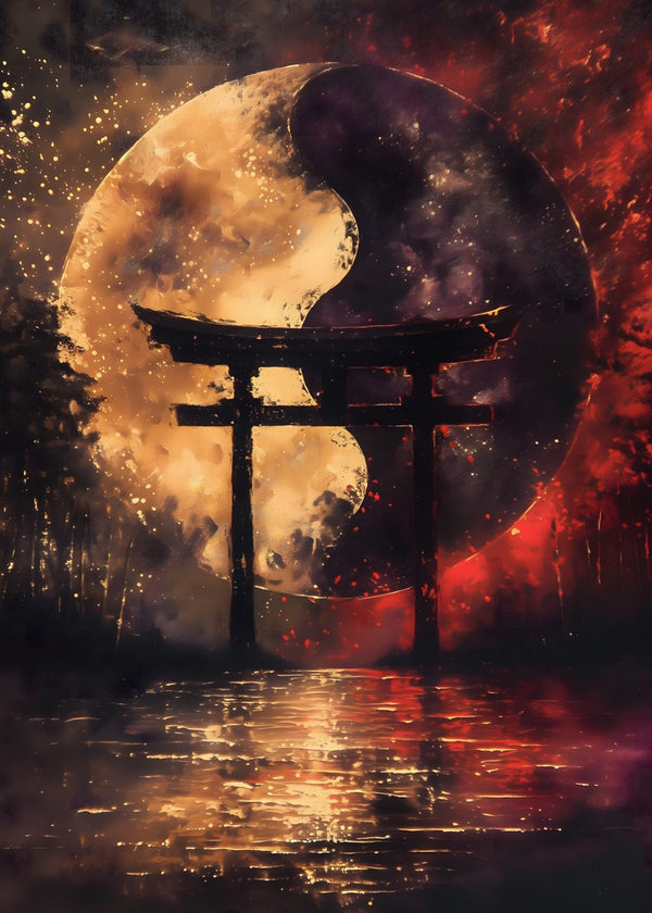 Cosmic Torii Gate Reflections
