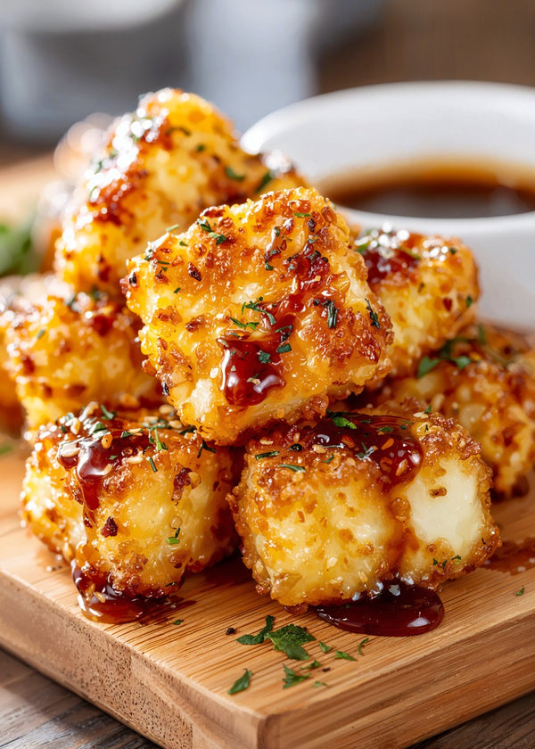 Crispy Cheese Cubes