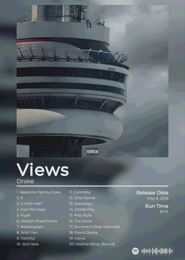 Drake - Views Tracklist Album