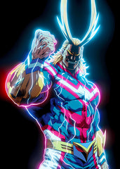 All Might portrait, My Hero Academia