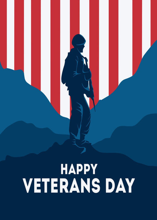 Happy Veterans Day Army Art