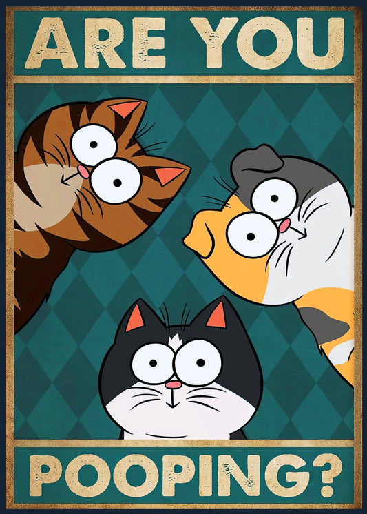 Fat cats are you pooping