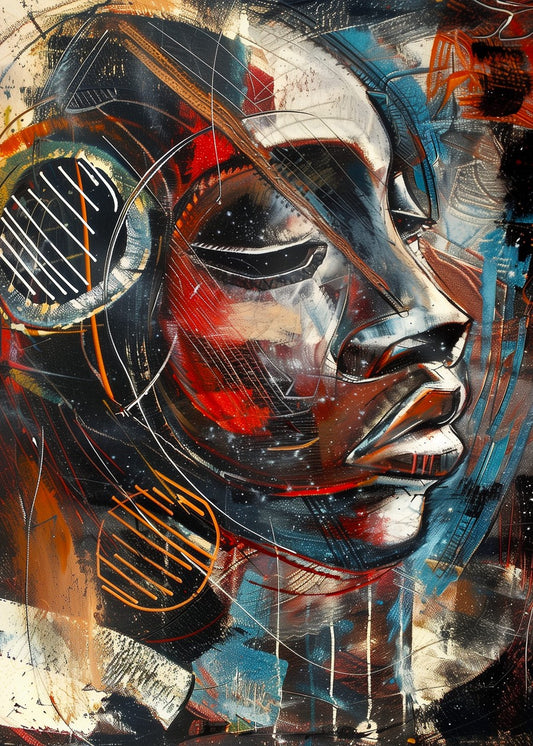 Galactic Tribal Portrait
