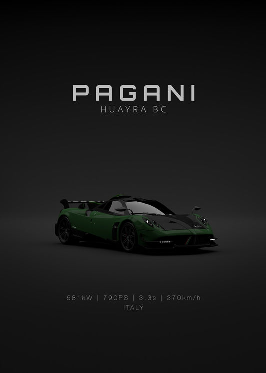 Pagani Huayra BC - Green Front