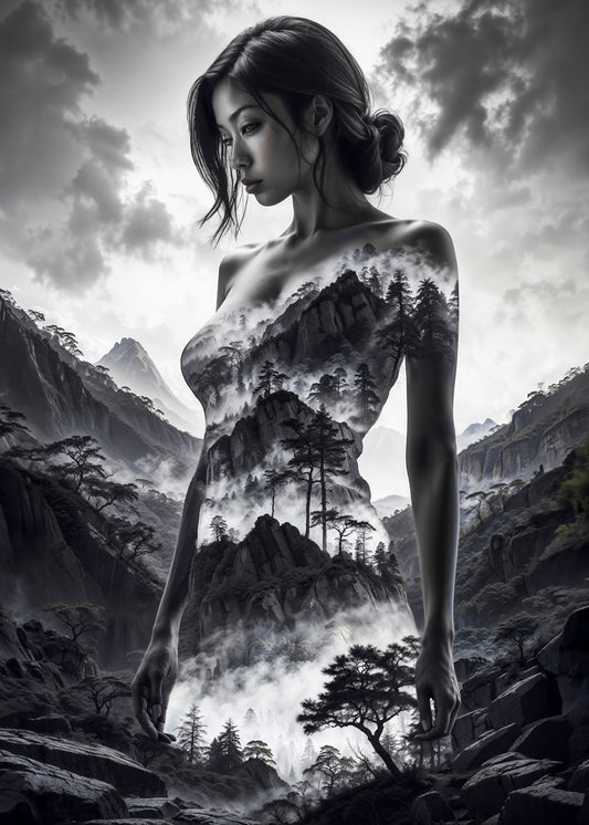 Nature Woman Portrait