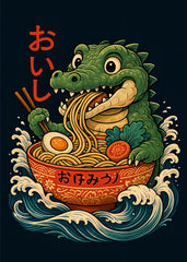 Ramen Crocodile Japanese