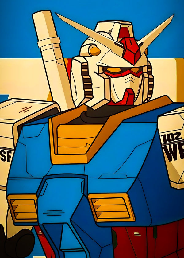 Retro RX-78-2 Style Art