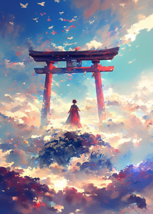 Japanese Torii Cherry Blossom