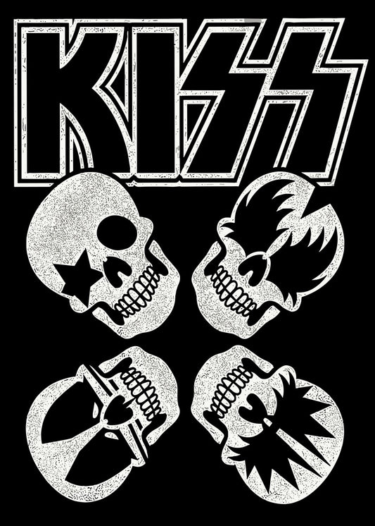 Kiss Skull Heads