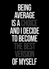 The Best Version Of Myself