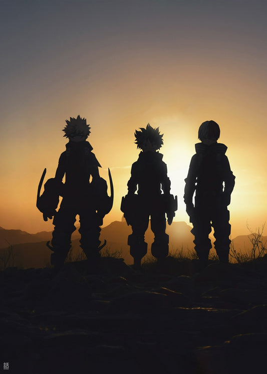 Deku, Todoroki & Bakugo