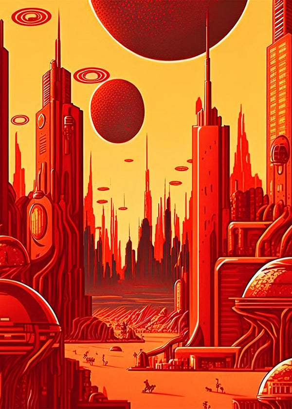 Red Planet Cityscape