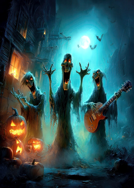 Ghostly Musicians Perform