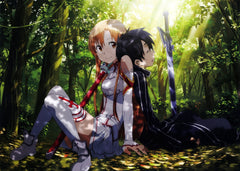 Kirito and Asuna Anime, Sword Art Online
