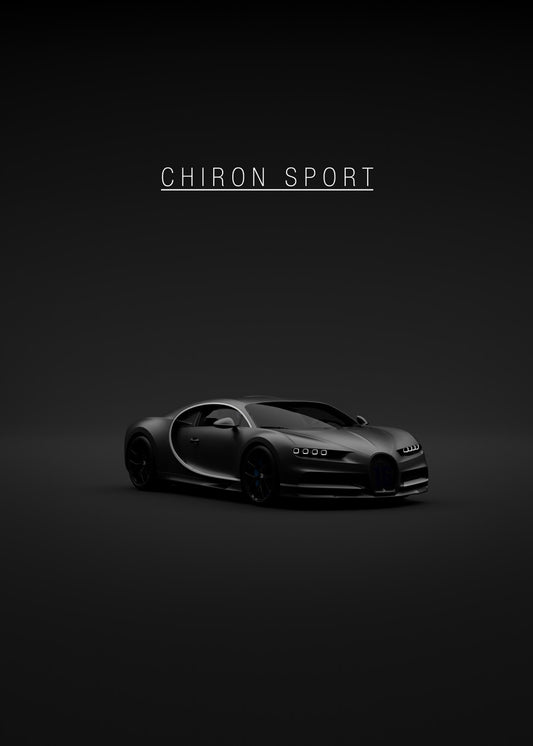 Bugatti Chiron Sport - Black F