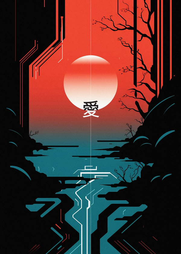 Cybernetic Love Sunset