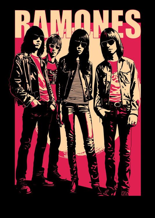 The Ramones Pop Art Portrait