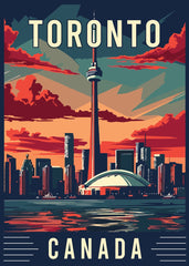 Toronto at Sunset Cityscape